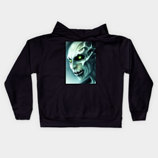 GHOULISH, CREEPY HALLOWEEN VAMPIRE Kids Hoodie